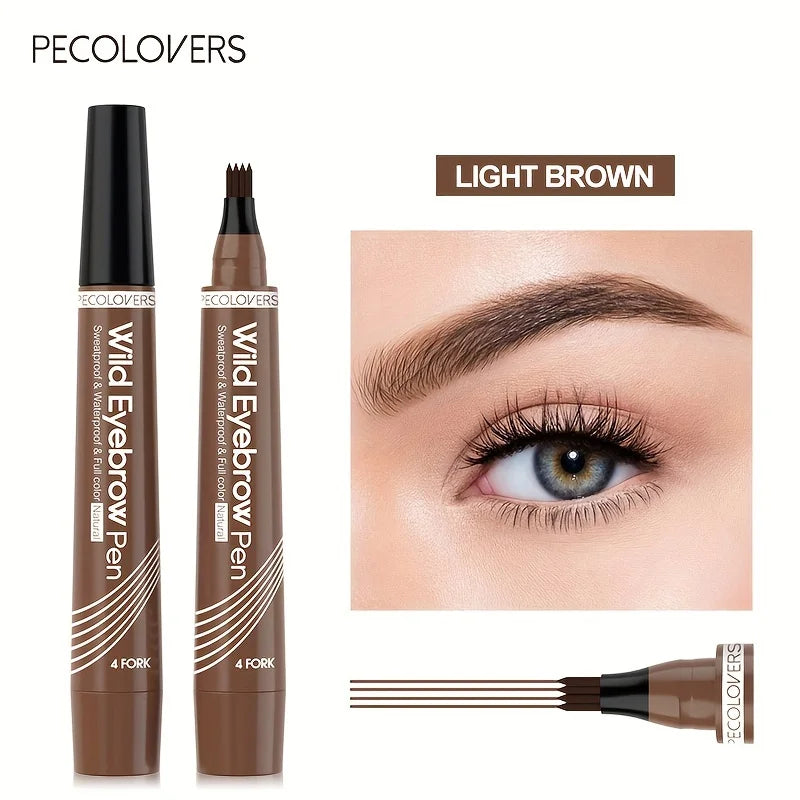 Eyebrow Pen Waterproof 4 Split Tip