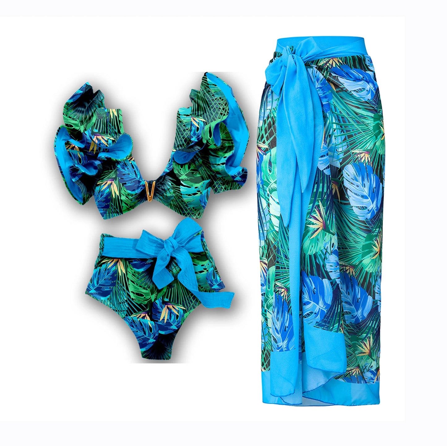 One Piece Swimsuit with Cover Up Sexy Swimwear Women