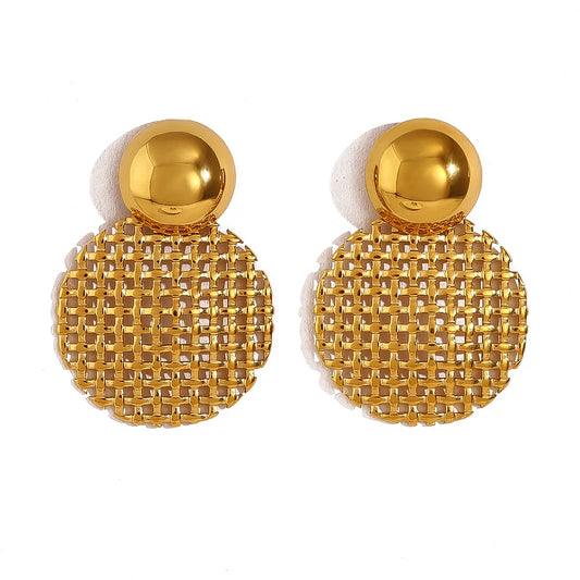 WILD & FREE 18K Gold Plated Stainless Steel Drop Earrings for Women