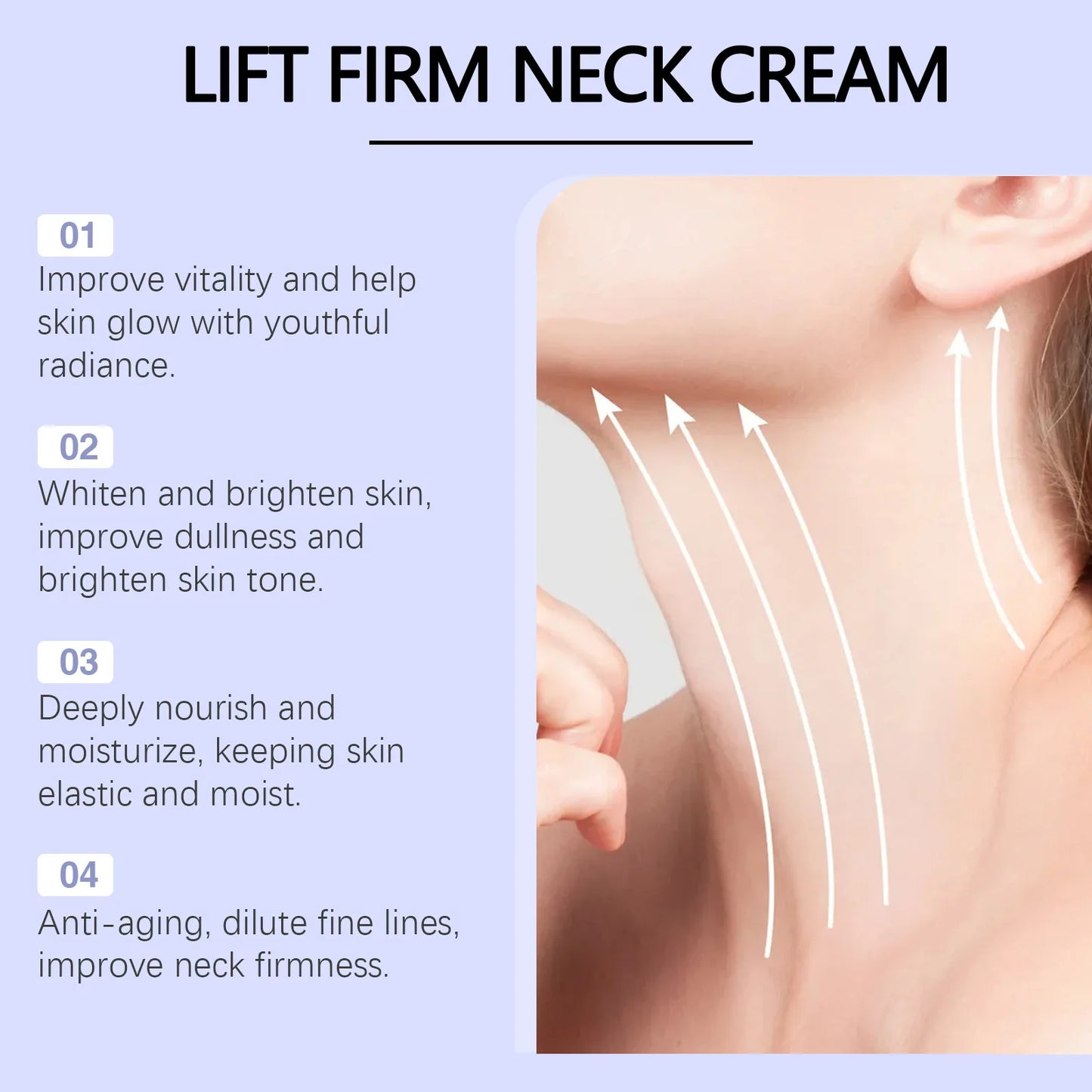Tighten & Lift Neck Cream – Firming, Anti-Aging & Deep Moisturizing