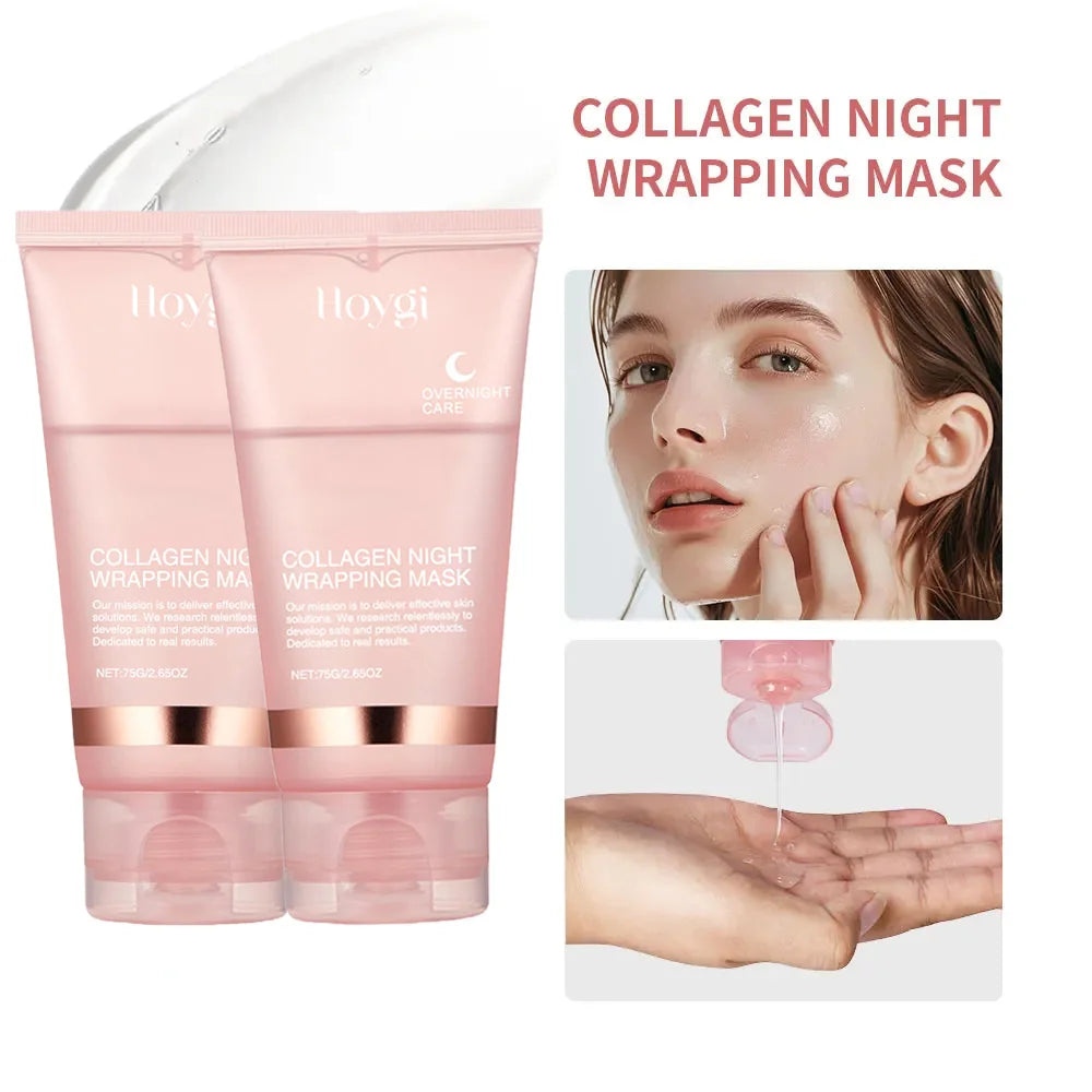 Collagen Overnight Wrapping Peel Off Facial Mask Set Korean