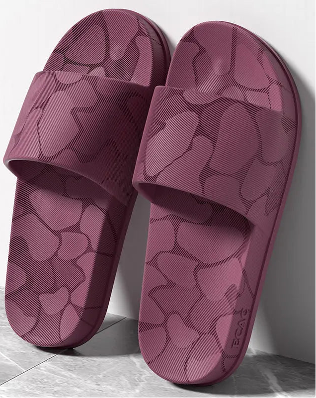 Home Slippers Women Open Toe Waterproof Soft Sole Slides