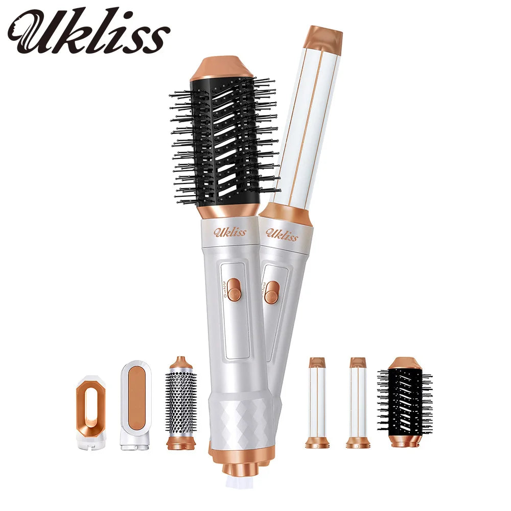 UKLISS Airstyler Pro 5 en 1 — Secador, Rizador, Alisador y Cepillo Térmico