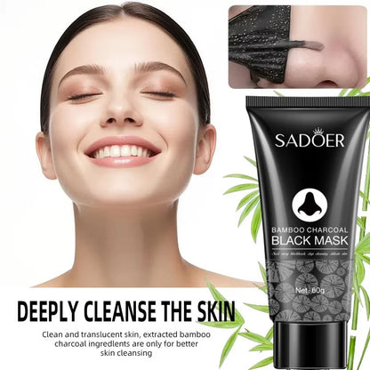 Blackhead Remover Mask Bamboo Charcoal Shrink Pores Acne Black