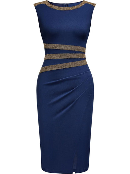 Vestido Elegante Sin Mangas | Bodycon Rodilla | Oficina y Casual