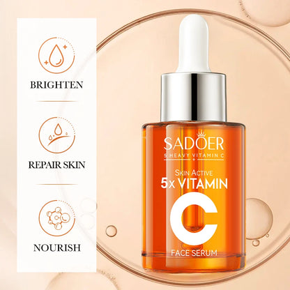 Sadoer Vitamin C Whitening Face Serum for Facial Moisturizing Anti Wrinkles