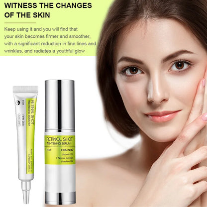 Korean Retinol Face Serum & Eye Cream – Firming, Anti-Wrinkle & Dark Circle Repair