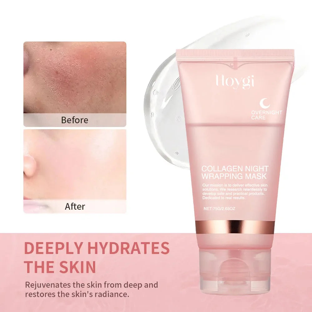 Collagen Overnight Wrapping Peel Off Facial Mask Set Korean