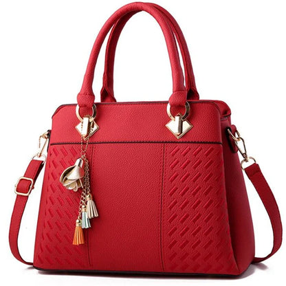 Women's Embroidery Crossbody Bag with Tassel