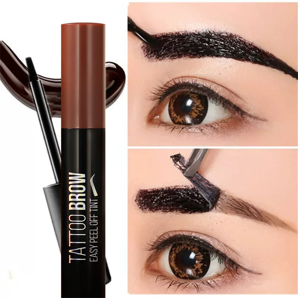 Tear-away eyebrow tint cream, smudge-proof, long-lasting