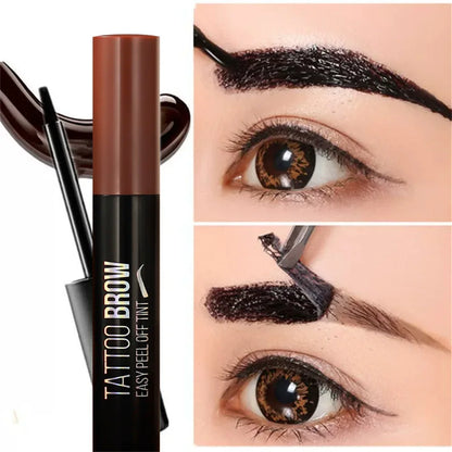 Tear-away eyebrow tint cream, smudge-proof, long-lasting