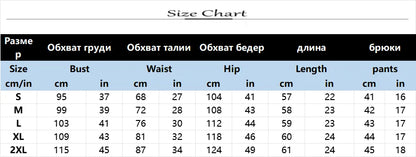 Women T-Shirt Shorts Suit Set Casual