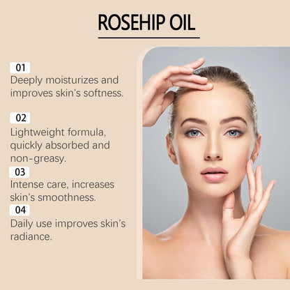 Squalane & Rosehip Face Oil – Firming, Anti-Wrinkle & Deep Moisturizing