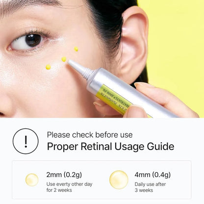 Korean Retinol Face Serum & Eye Cream – Firming, Anti-Wrinkle & Dark Circle Repair