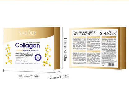 5pcs SADOER Collagen Skin Care Sets