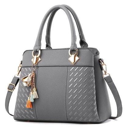 Women's Embroidery Crossbody Bag with Tassel