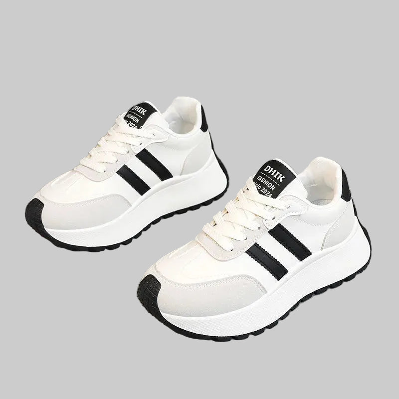 Thick-Soled Women Shoes Height-Increasing Women Sneakers