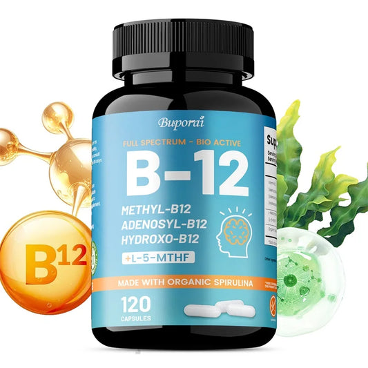 Vitamin B12 – Brain Health & Energy Boost | 30/60 Capsules