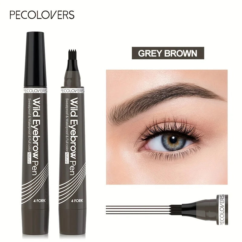 Eyebrow Pen Waterproof 4 Split Tip