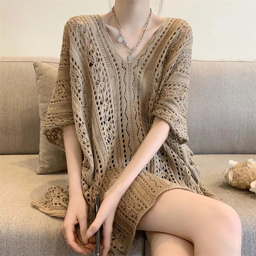 Swimwear Crochet Lace Beach Cover Up Bikini Swimsuits
