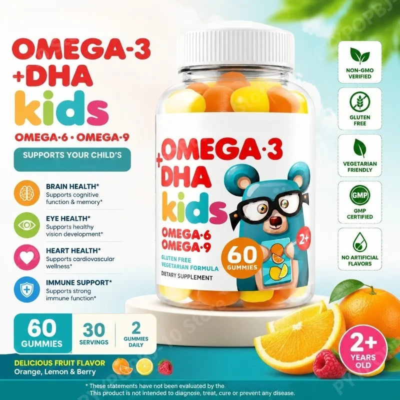 Kids Omega-3 DHA Gummies