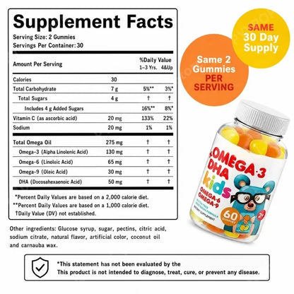 Kids Omega-3 DHA Gummies