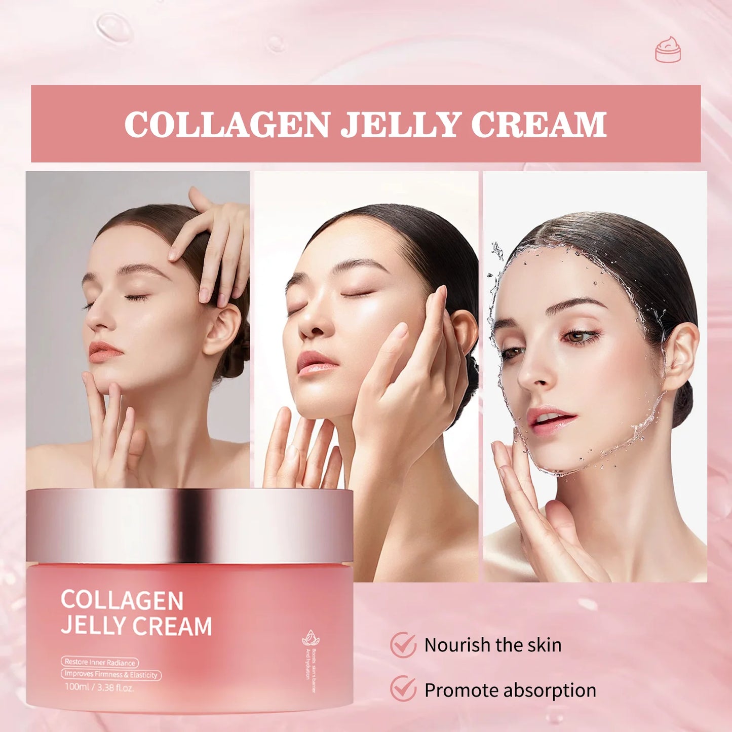 Collagen Jelly Cream Niacinamide Tightening Soothing Anti-Aging Firmness