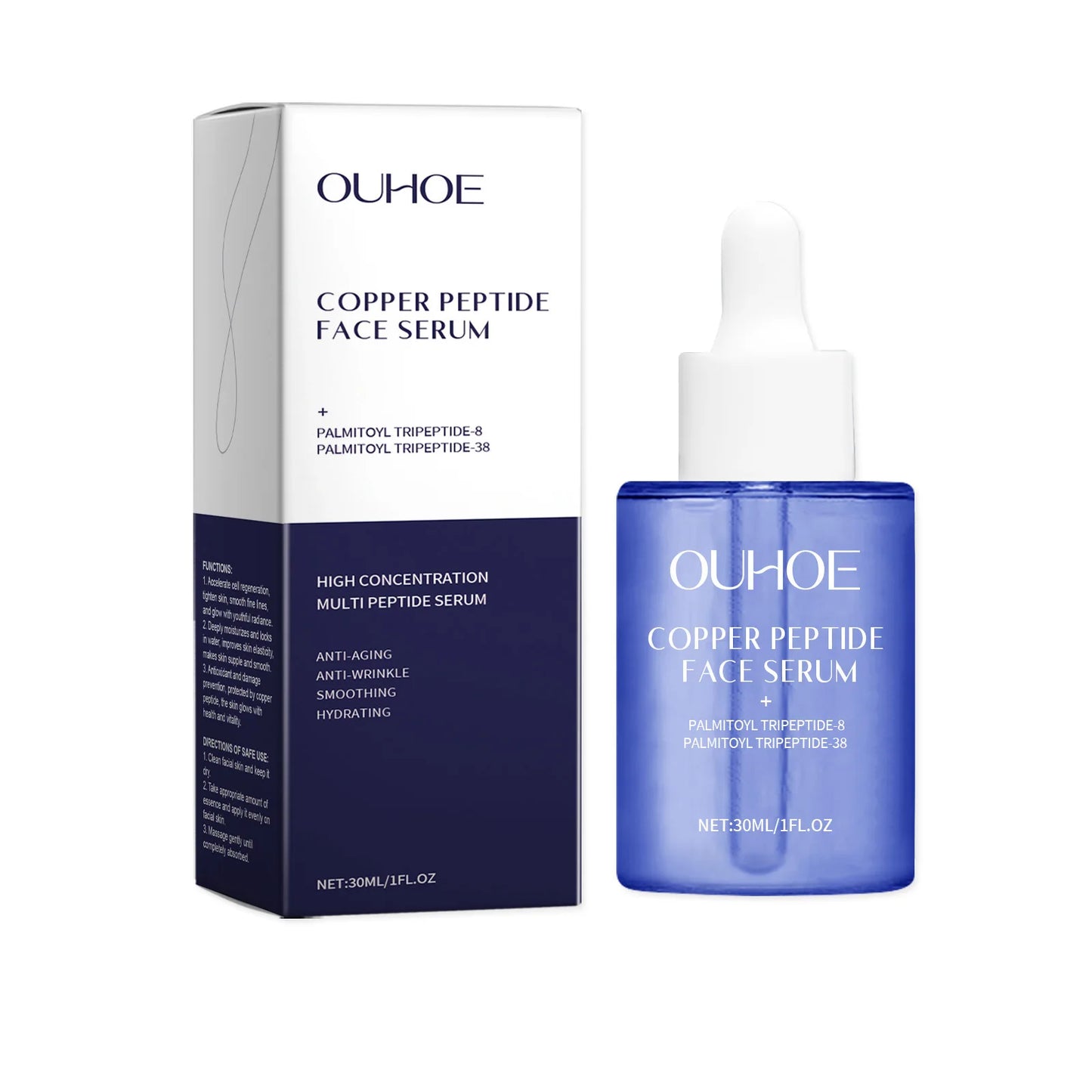 OUHOE Copper Peptide Anti-Aging Face Serum | 30ml / 60ml