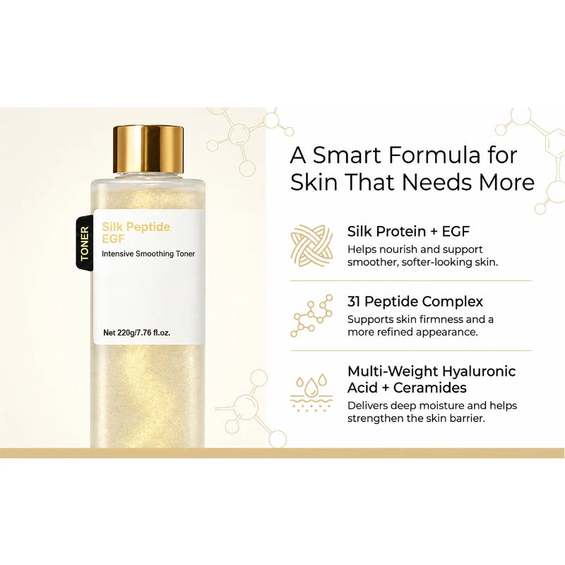 Silk Peptide EGF Smoothing Toner