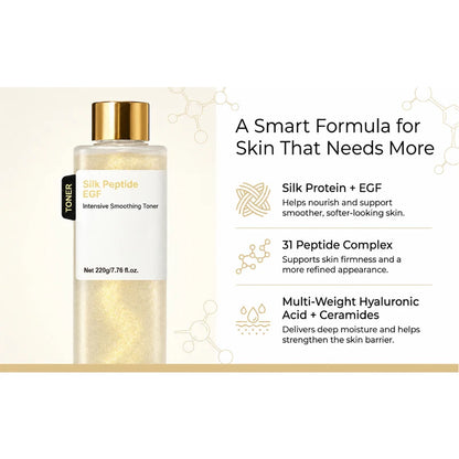 Silk Peptide EGF Smoothing Toner