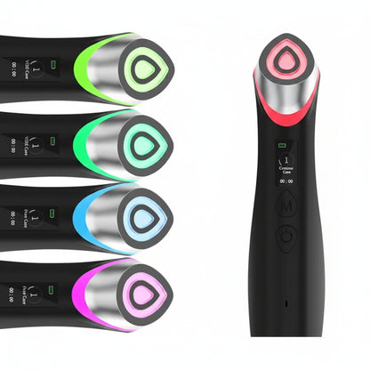 LED Light Therapy Facial Device – 5-Color Anti-Aging Skin Tightening Wand