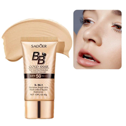 Gold Snail Sunscreen BB Cream Protector Facial Sun Block SPF50