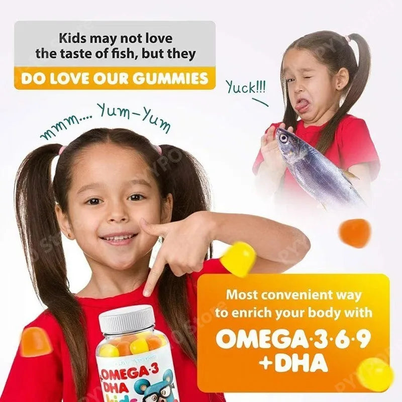 Kids Omega-3 DHA Gummies