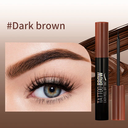 Tear-away eyebrow tint cream, smudge-proof, long-lasting