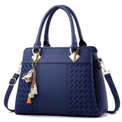 Women's Embroidery Crossbody Bag with Tassel