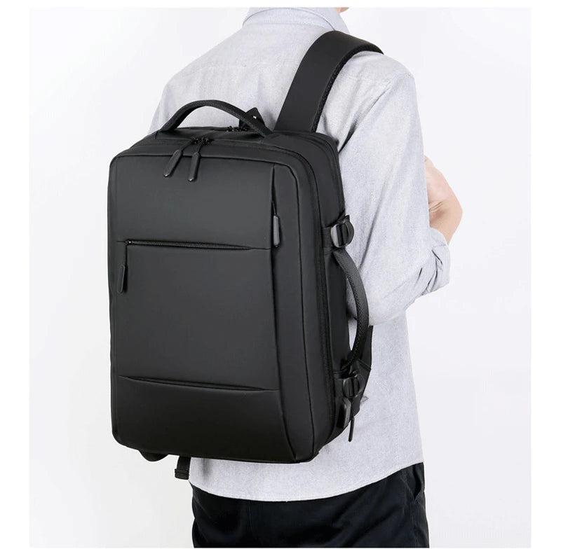 Large Capacity Backpack USB Charging Male Laptop Bagpack Waterproof