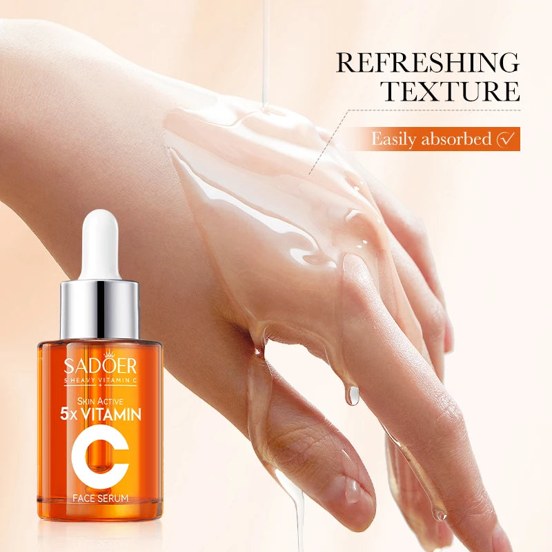 Sadoer Vitamin C Whitening Face Serum for Facial Moisturizing Anti Wrinkles