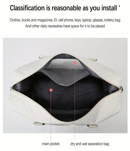 Large Capacity Travel Duffle Bag Sports Gym Yoga Tote