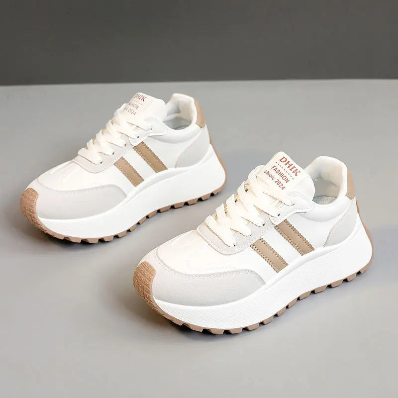 Thick-Soled Women Shoes Height-Increasing Women Sneakers