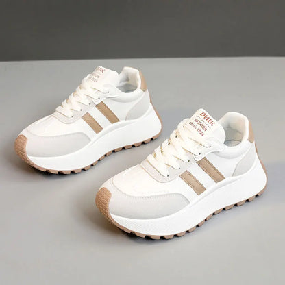 Thick-Soled Women Shoes Height-Increasing Women Sneakers