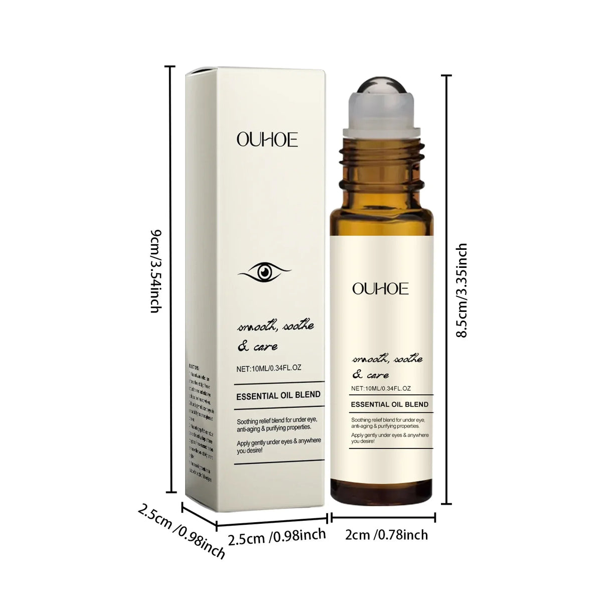 Firming Eye Roll-On with Essential Oil – Dark Circles, Wrinkles & Puffiness