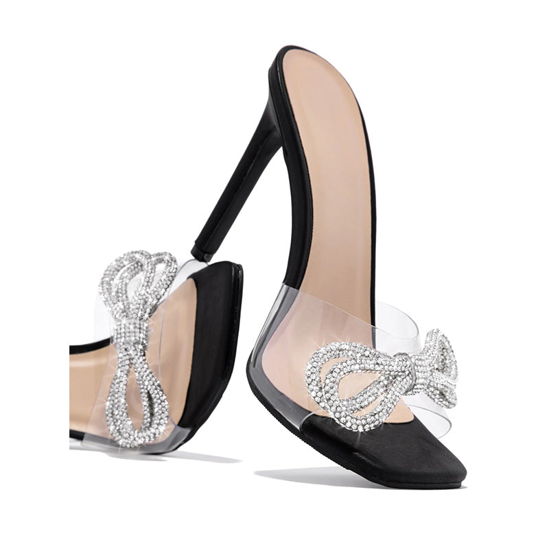 Women Shoes High Heels Sandals with Bow Sexy