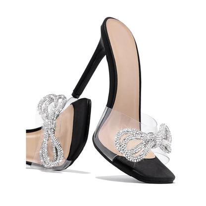 Women Shoes High Heels Sandals with Bow Sexy