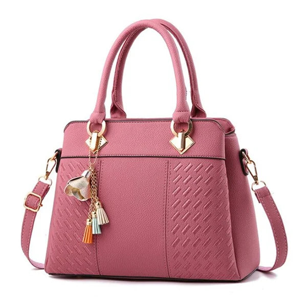 Women's Embroidery Crossbody Bag with Tassel