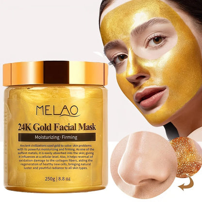 MELAO 24K Gold Collagen Face Mask – Anti-Aging & Moisturizing Treatment