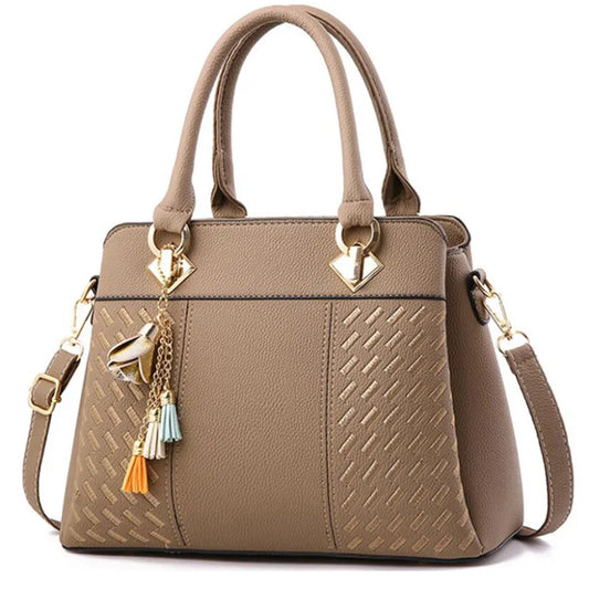 Women's Embroidery Crossbody Bag with Tassel