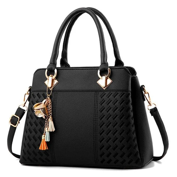 Women's Embroidery Crossbody Bag with Tassel