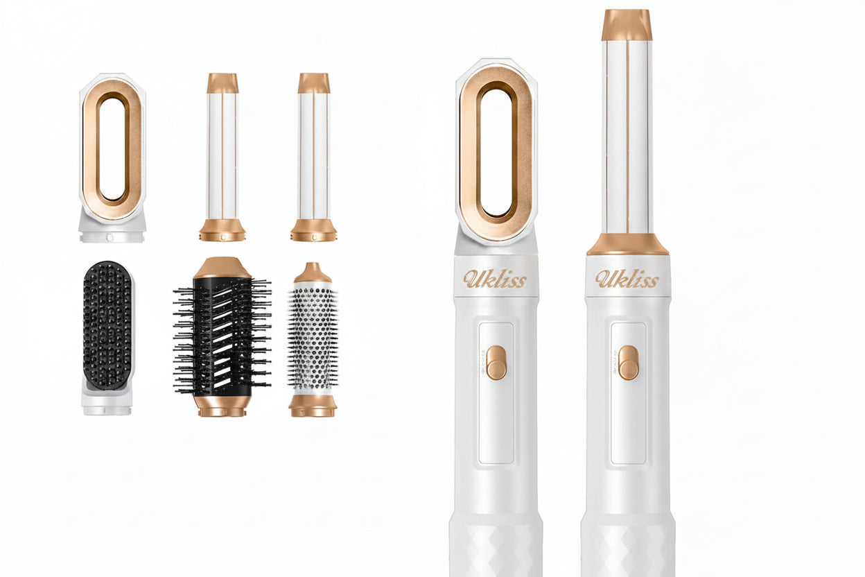 UKLISS Airstyler Pro 5 en 1 — Secador, Rizador, Alisador y Cepillo Térmico