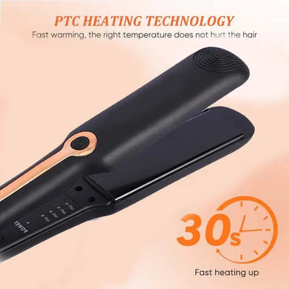 TINSOL 2-in-1 Professional Ceramic Hair Straightener, Negative Ion Wide Plate