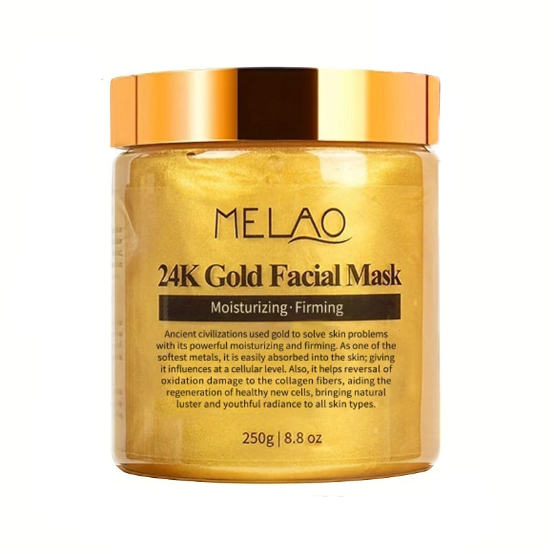 MELAO 24K Gold Collagen Face Mask – Anti-Aging & Moisturizing Treatment